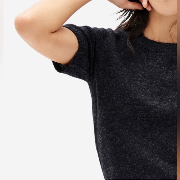 Everlane Alpaca Short Sleeve Sweater Tee XXS - Picture 2 of 9